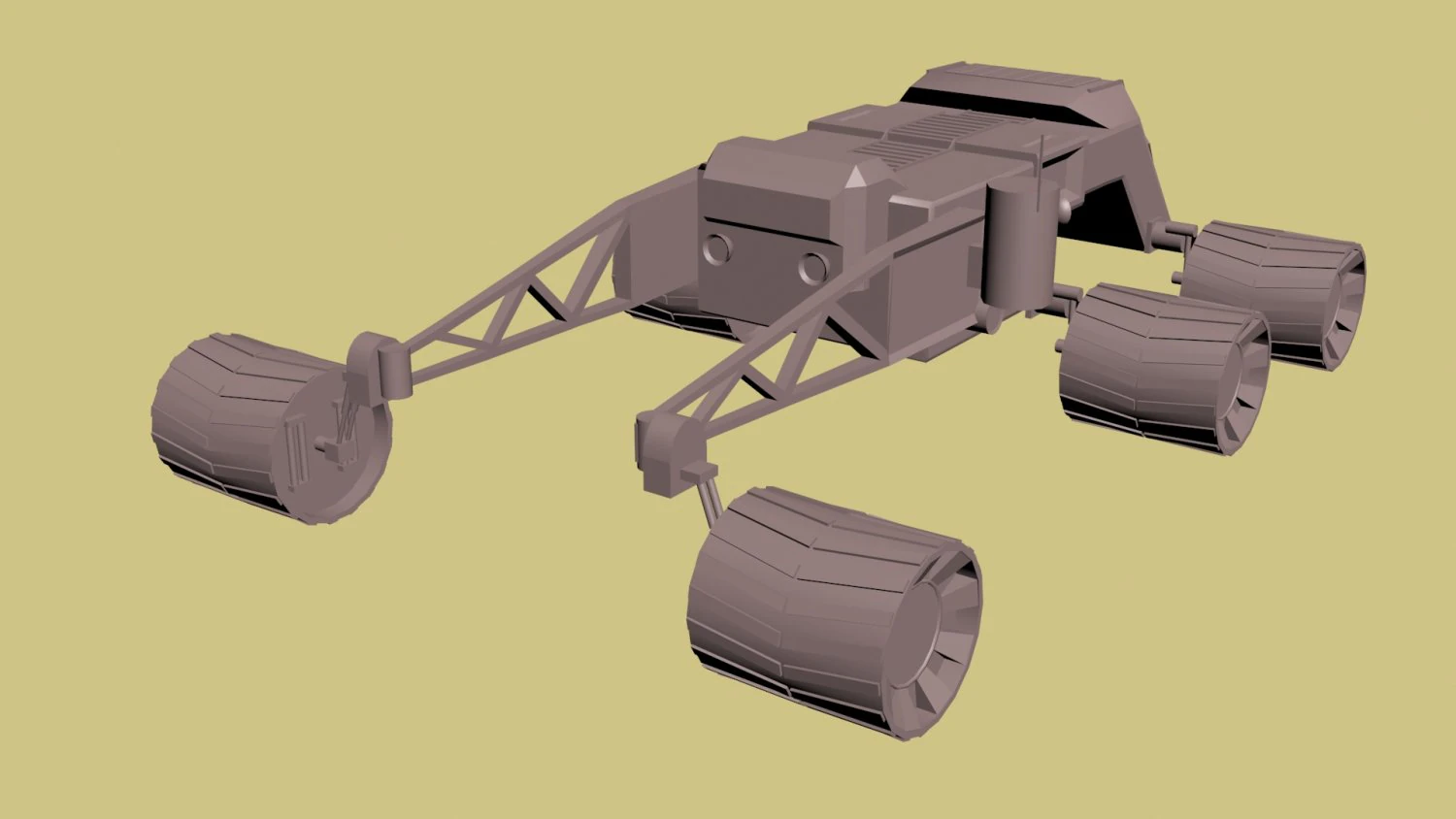 planetary rover 3D Model .c4d .max .obj .3ds .fbx .stl .blend 