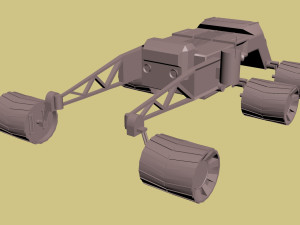 planetary rover 3D Model