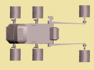 planetary rover 3Dモデル