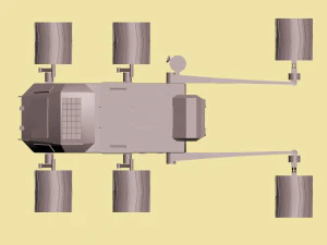 planetary rover 3D Model