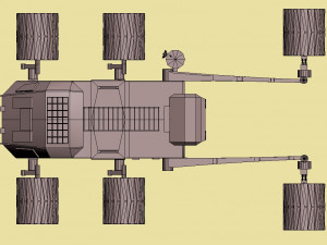 planetary rover 3Dモデル