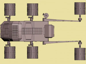 planetary rover 3D Model