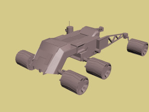 planetary rover 3Dモデル