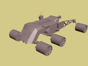 planetary rover 3D Model
