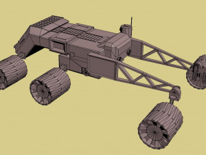 planetary rover 3Dモデル