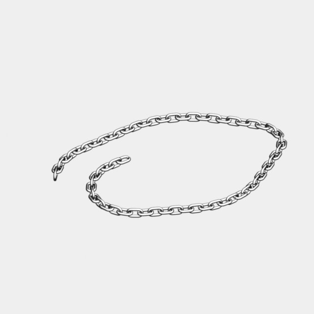 stanchion and stainless steel chain 3D मॉडल .c4d .max .obj .3ds .fbx .stl .blend 