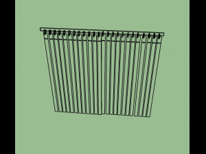 verticle blinds 3D मॉडल