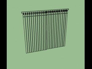 verticle blinds 3D मॉडल