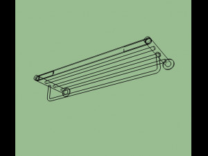 towel rail 3D मॉडल