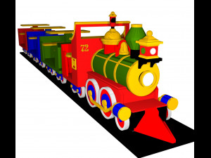toys train Modello 3D