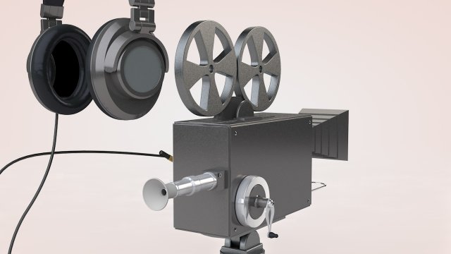 camera and headphone 3D मॉडल .c4d .max .obj .3ds .fbx .stl .blend 