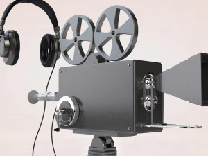 camera and headphone 3D Model