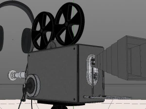 camera and headphone 3D Model