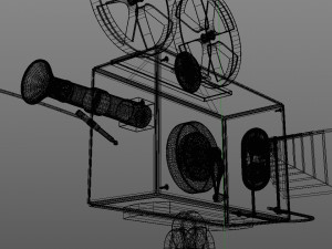 camera and headphone 3D मॉडल