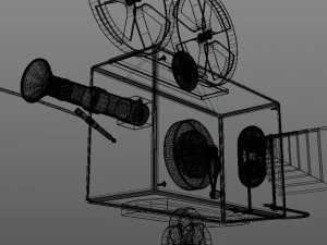 camera and headphone 3D Model