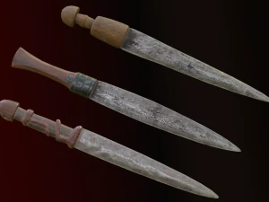 daggers 3D Model