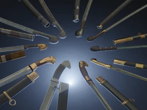 cossack blades 3D Model
