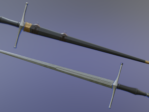 medieval swords Model 3D