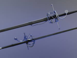 medieval swords Model 3D