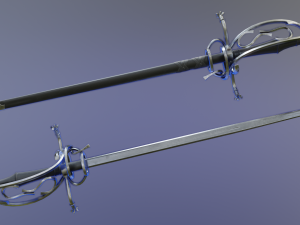 medieval swords Model 3D