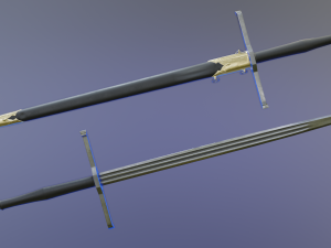 medieval swords Model 3D