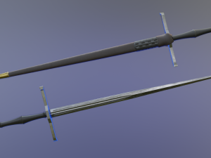medieval swords Model 3D