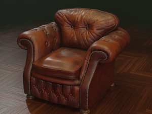 vintage furniture set Model 3D