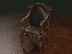vintage furniture set Model 3D