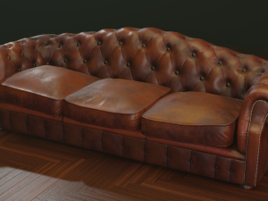 vintage furniture set Model 3D