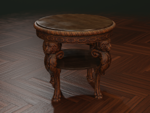 vintage furniture set Model 3D