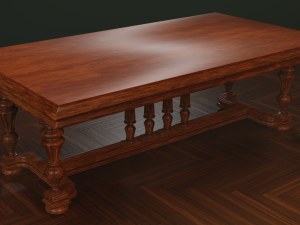 vintage furniture set Model 3D