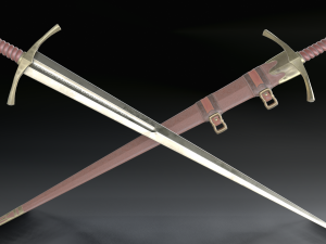 royal swords Modello 3D