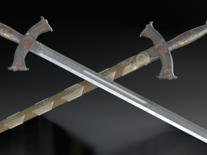 royal swords Modello 3D