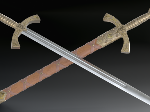 royal swords Modello 3D