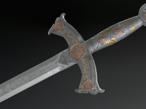 royal swords Modello 3D