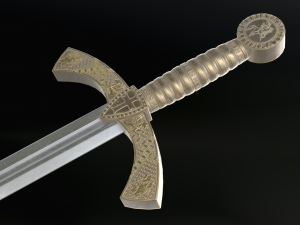 royal swords Modello 3D