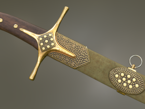 turkish sabers Modello 3D