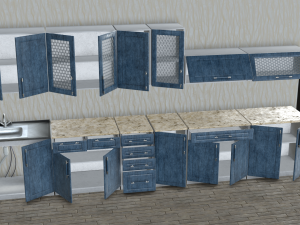 kitchen furniture Modèle 3D