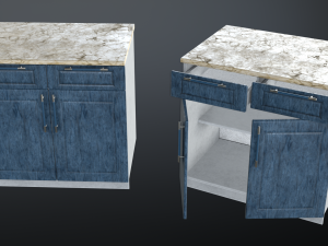 kitchen furniture Modèle 3D