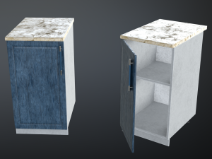 kitchen furniture Modèle 3D