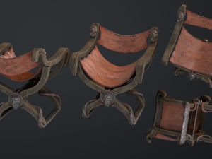 fantasy furniture set02 Modello 3D