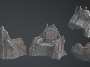 fantasy furniture set 03 Modelo 3D
