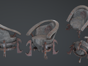 fantasy furniture set 03 Modelo 3D