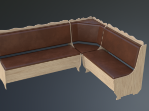 dining area corner sofa02 Modèle 3D