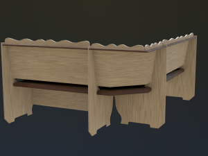 dining area corner sofa02 Modèle 3D