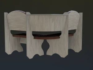 dining area corner sofa05 3D Model