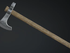 medieval ax set 01 3D Model