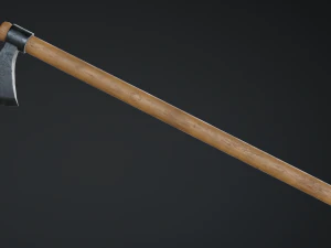 medieval ax set 01 3D Model