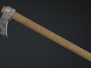 medieval ax set 01 3Dモデル