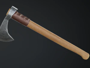 medieval ax set 01 3D Model